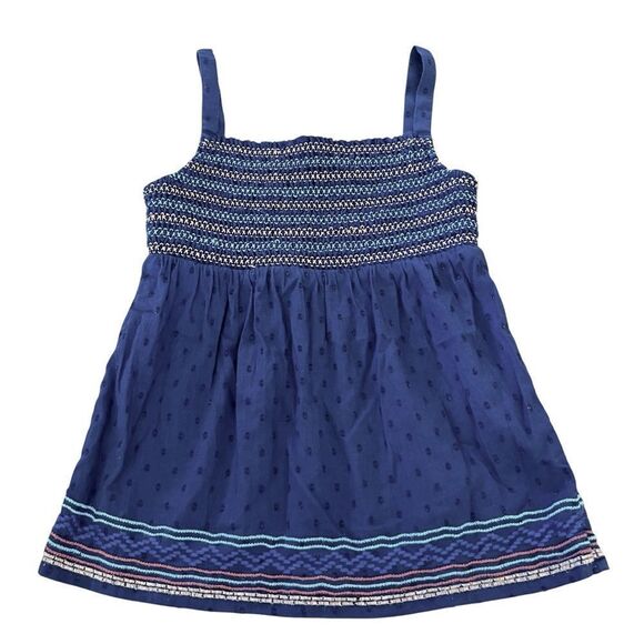 Fat Face Sleeveless Smocked Top - Picture 2 of 5